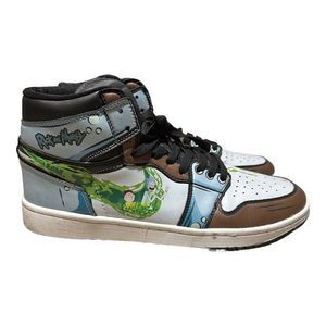 Rick and Morty Men’s high top sneakers faux leather size 11
